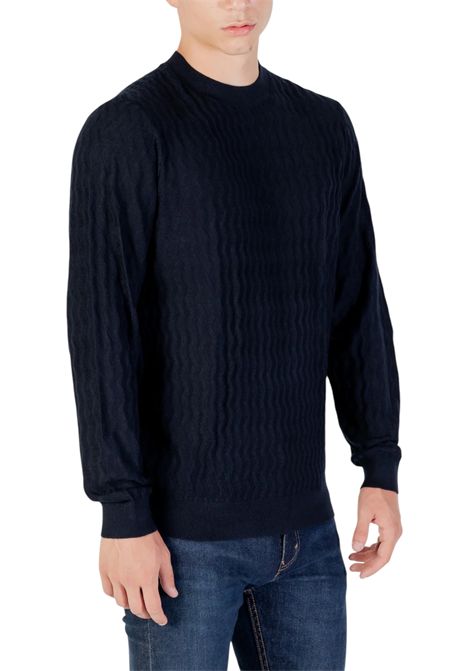 Wavy Texture Sweater ARMANI EXCHANGE | sweaters | XM001560 AF11982FB065